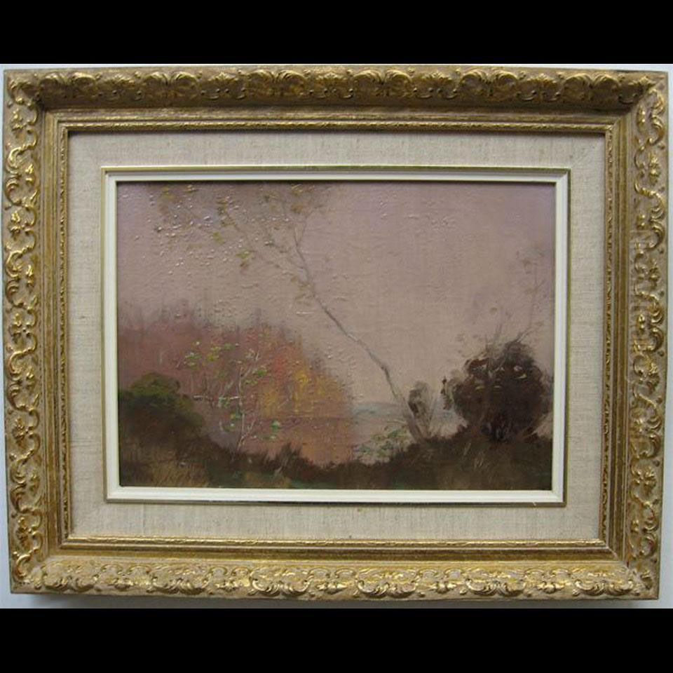 Evening Approaching Oil Painting by Joseph Archibald Browne