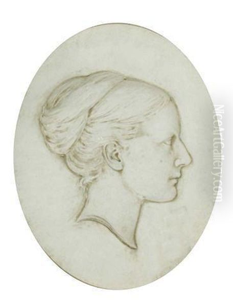 Squarey Oil Painting by Albert Bruce-Joy