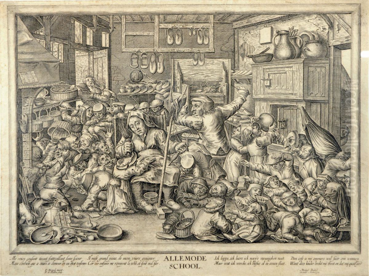 Les Enfants Oil Painting by Jan The Elder Brueghel