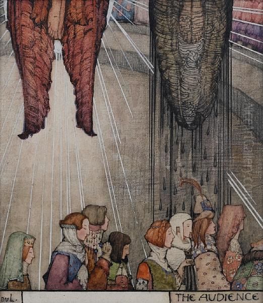 The Audience Oil Painting by Violet Angless Brunton