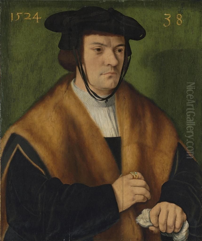 Portrait Of Gerhard Von Westerburg Oil Painting by Barthel Bruyn
