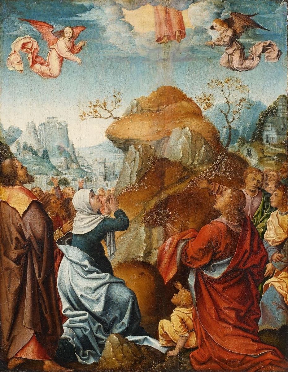 Himmelfahrtchristi Oil Painting by Bartholomaeus, the Elder Bruyn