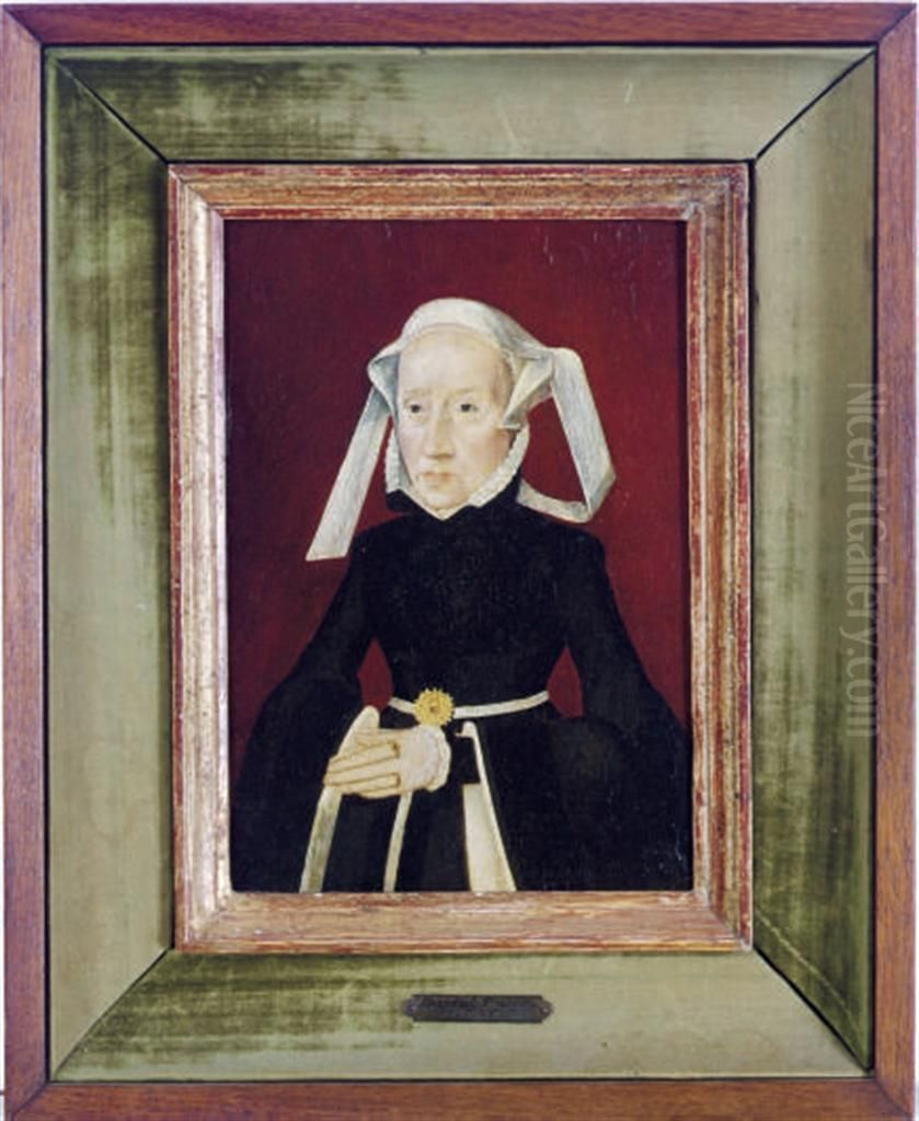 Portrait Of A Lady Oil Painting by Bartholomaeus, the Elder Bruyn