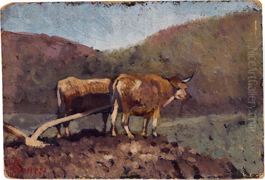 Lavori Campestri Oil Painting by Stefano Bruzzi