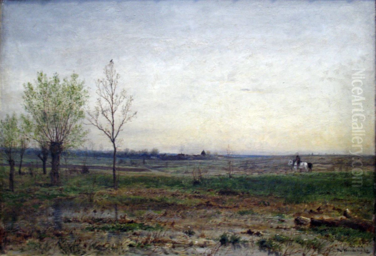 Landscape Oil Painting by Karl Buchholz