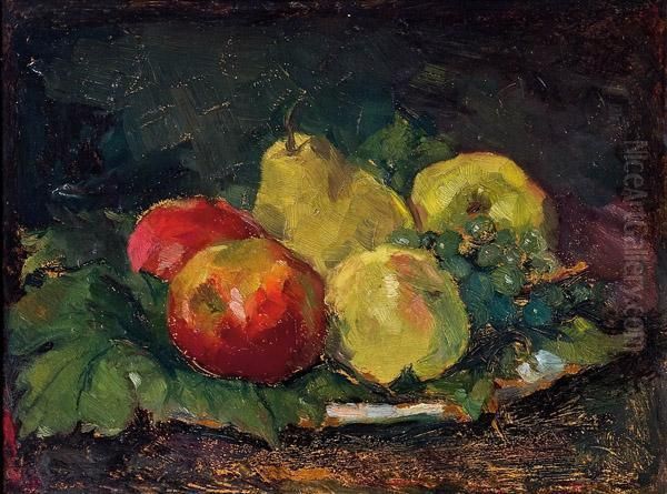 Stillleben Mit Obst Oil Painting by Alfred Buchta