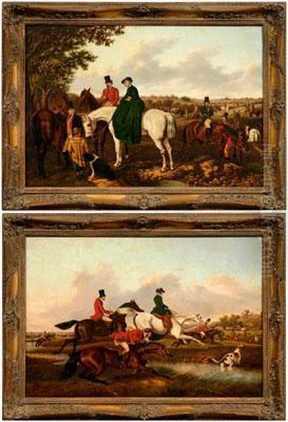 The Run Oil Painting by William Henry Buck