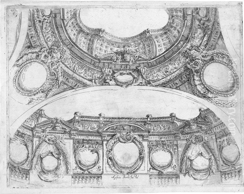 Terrazze E Balconi Oil Painting by Carlo Antonio Buffagnoti