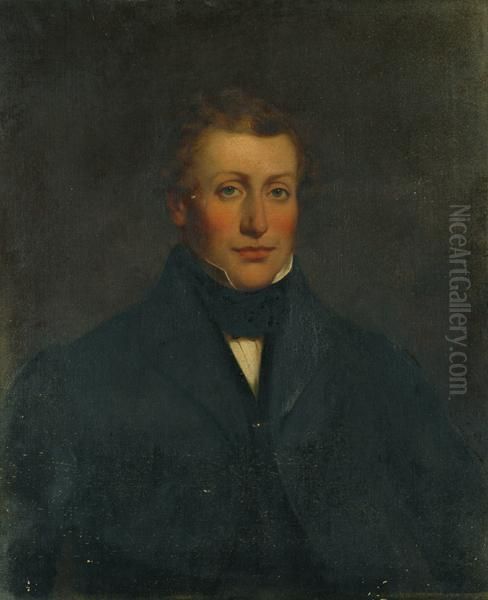 Portrait Of John Cuthbert Oil Painting by Bullock