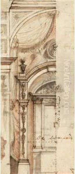 Dessin Double Face Oil Painting by Girolamo Buratti