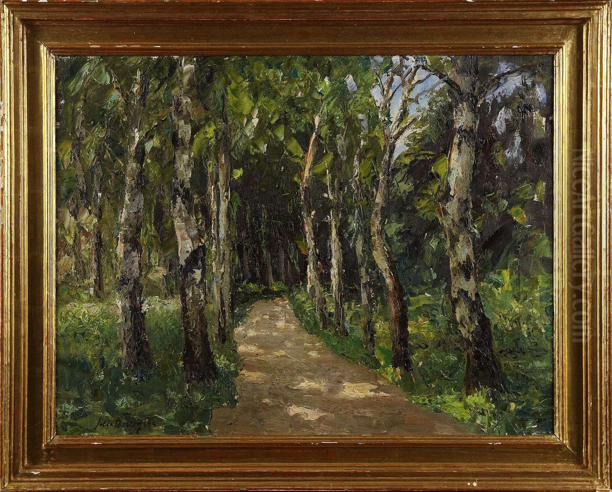 Stig I Lovskog Oil Painting by Felix Burgers