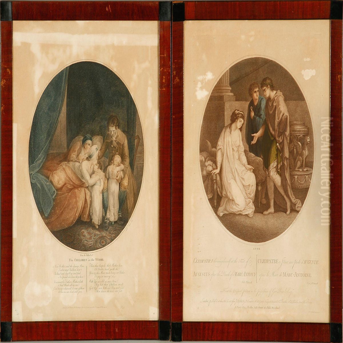 Four Scenes Oil Painting by Thomas Burke