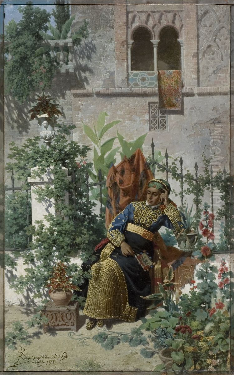 Un recuerdo de Africa. Novia Sefardi Oil Painting by Rafael Romero Barros