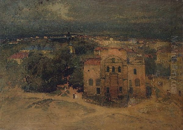 The Church St. Sofia Oil Painting by Nikola Petrov