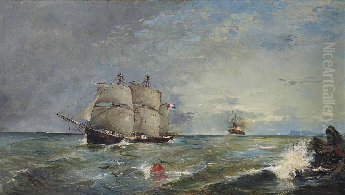 Seelandschaft Oil Painting by Joaquin Sorolla