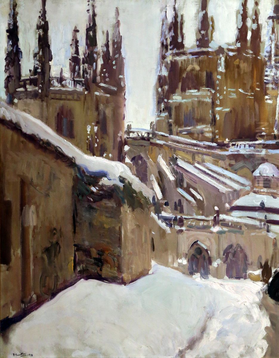 The Cathedral of Burgos Oil Painting by Joaquin Sorolla