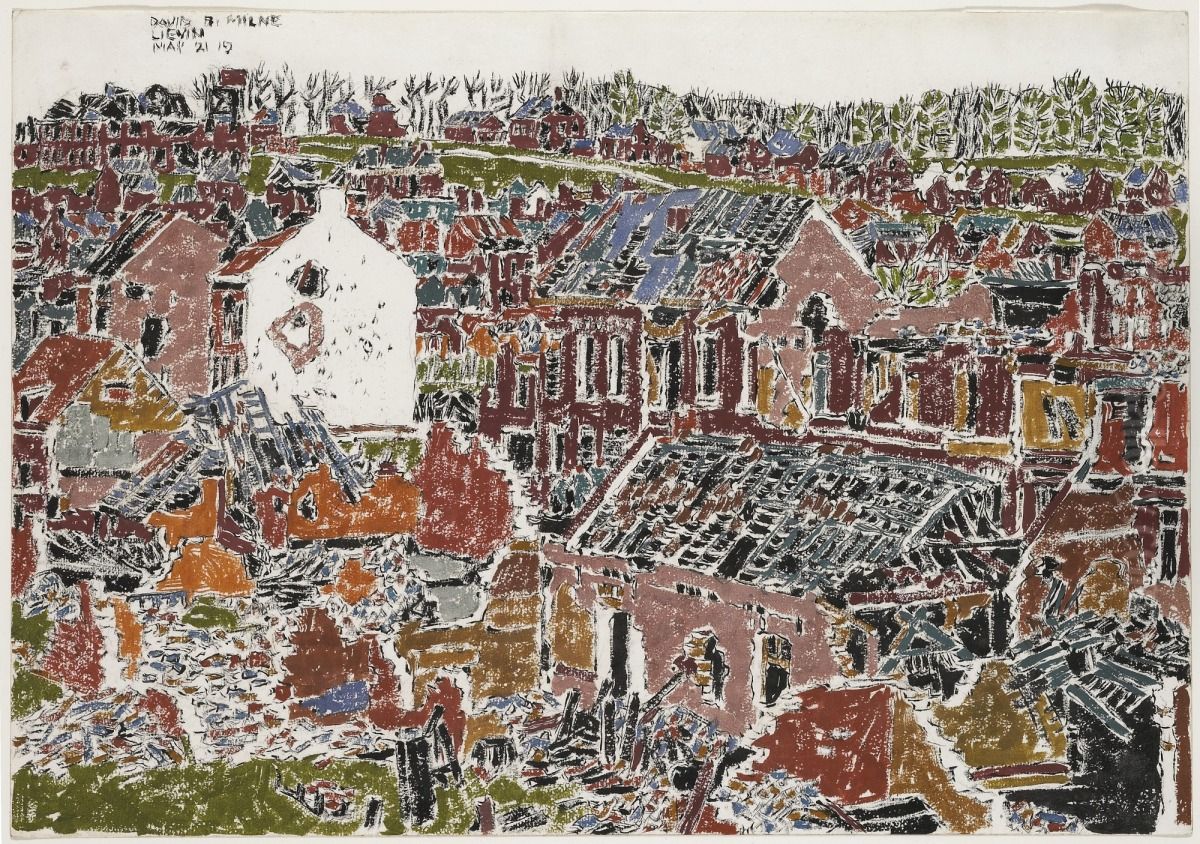Lievin Oil Painting by David Milne