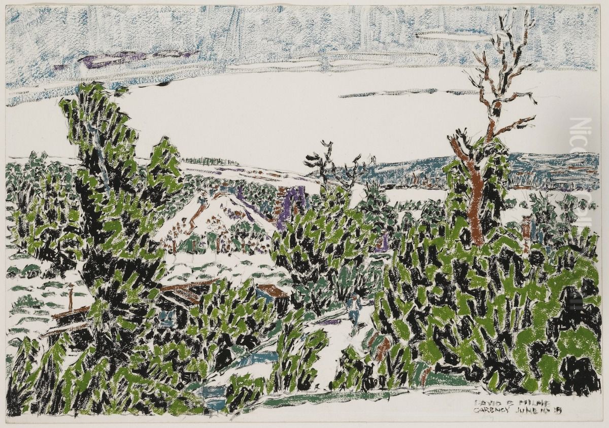 Vimy Ridge from Carency Oil Painting by David Milne
