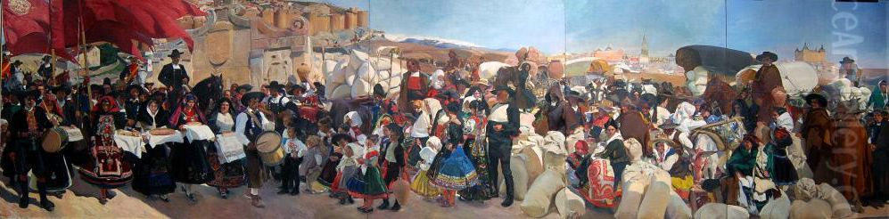 Castilla Oil Painting by Joaquin Sorolla