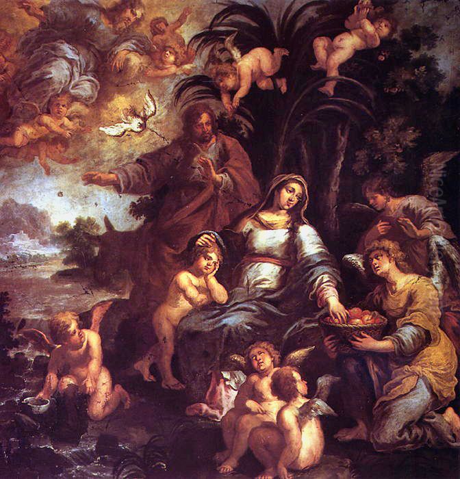 Repouso no Regresso do Egipto Oil Painting by unknown