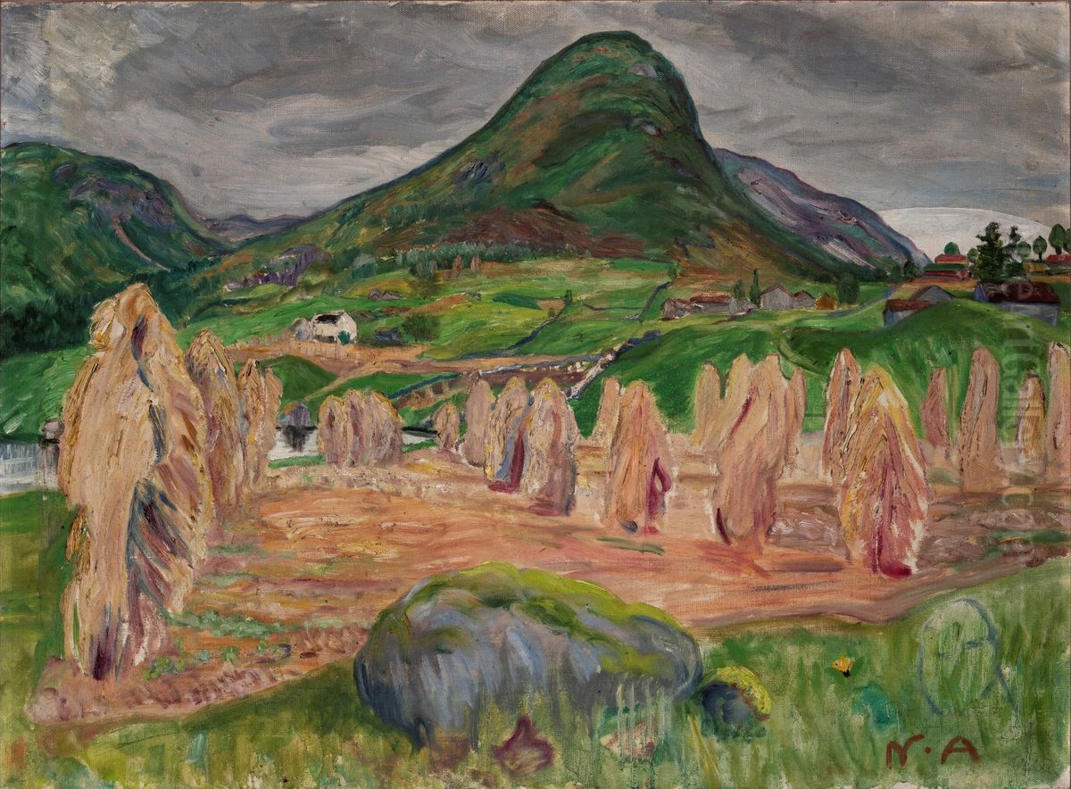Kornstaur Oil Painting by Nikolai Astrup