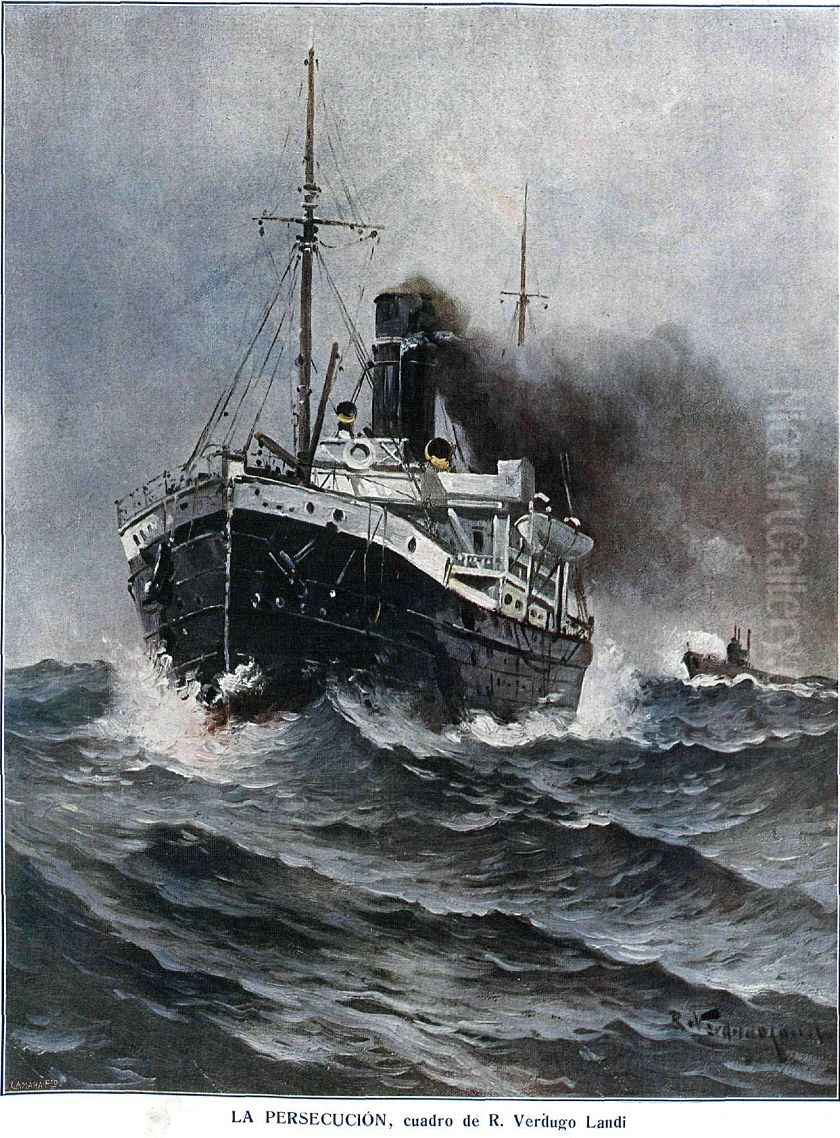 The Persecution Oil Painting by Ricardo Verdugo Landi