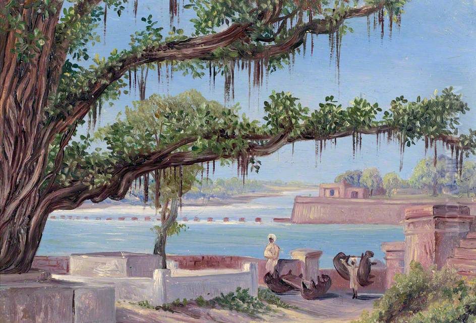 Holy Tree, Hardwar, Uttar Pradesh, India Oil Painting by Marianne North