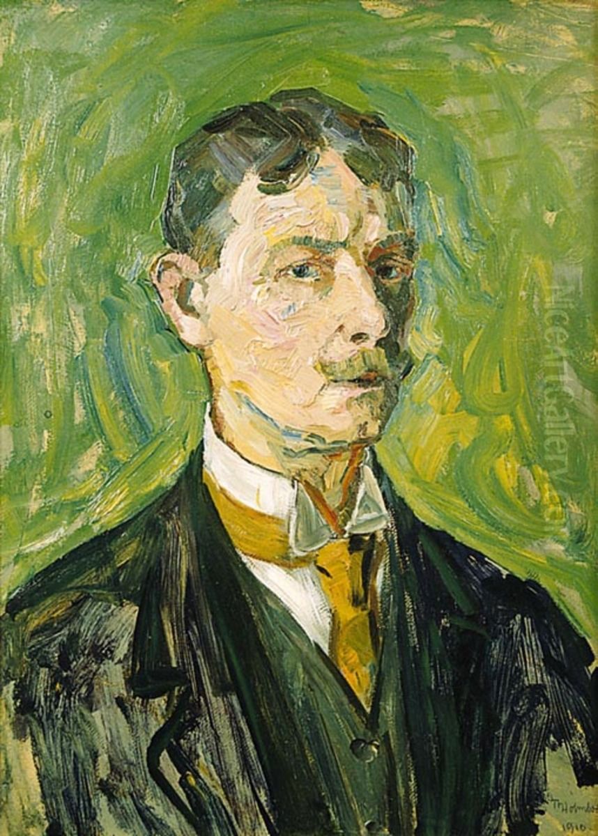 Self-portrait Oil Painting by Thorolf Holmboe
