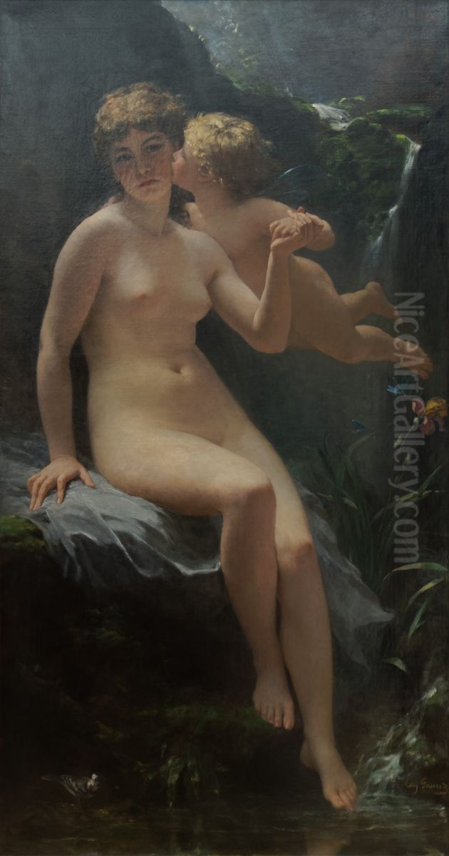 La source Oil Painting by Eugene Faure