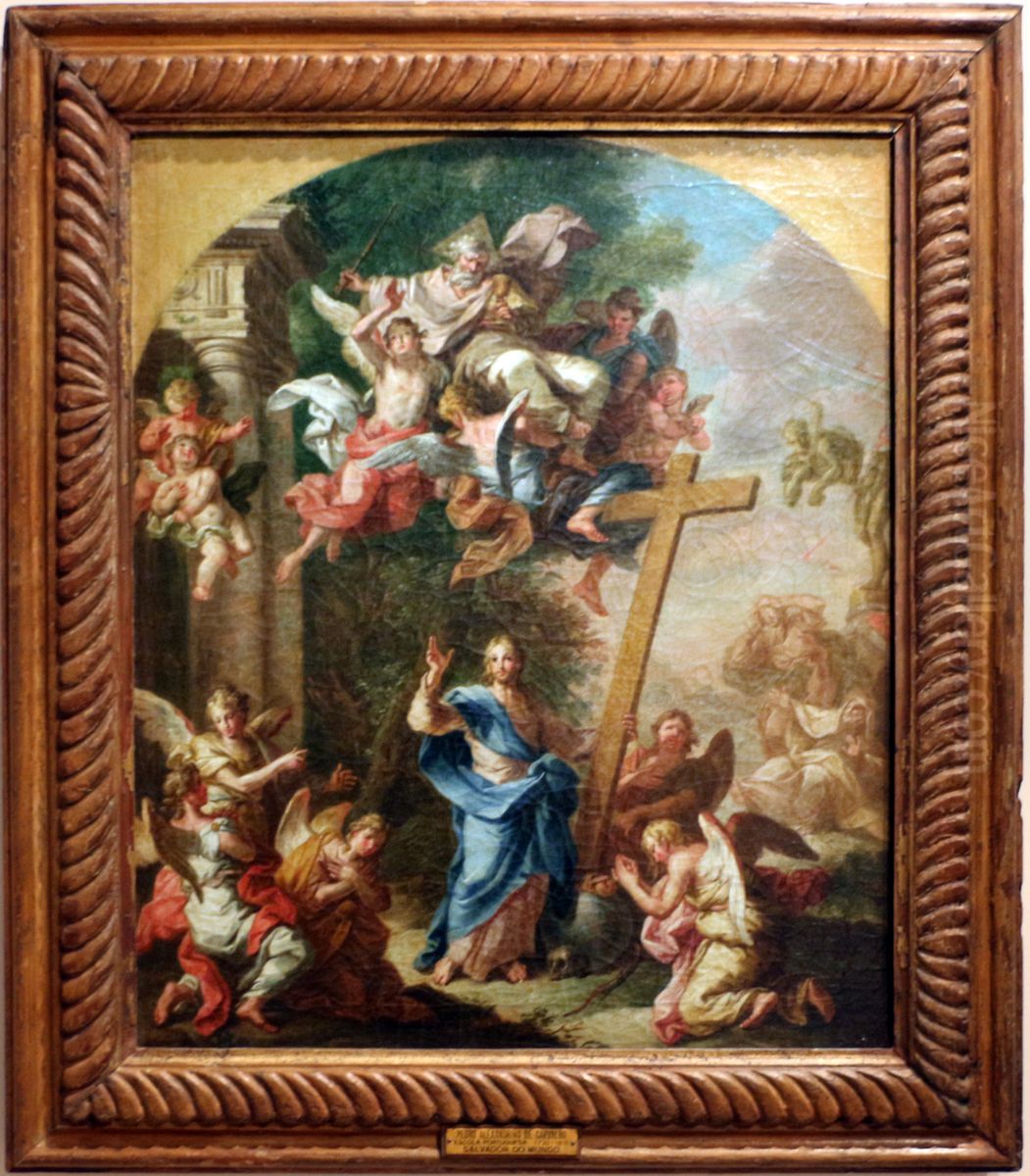 Cristo Salvador do Mundo Oil Painting by Pedro Alexandrino de Carvalho