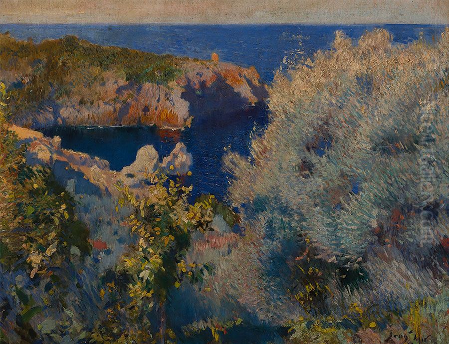 Landscape of Mallorca Oil Painting by Joaquin Mir Trinxet