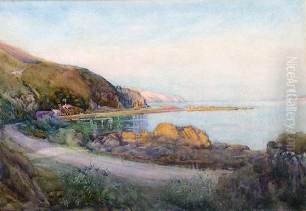 Mahina Bay, Eastbourne, Wellington Oil Painting by Dorothy Kate Richmond