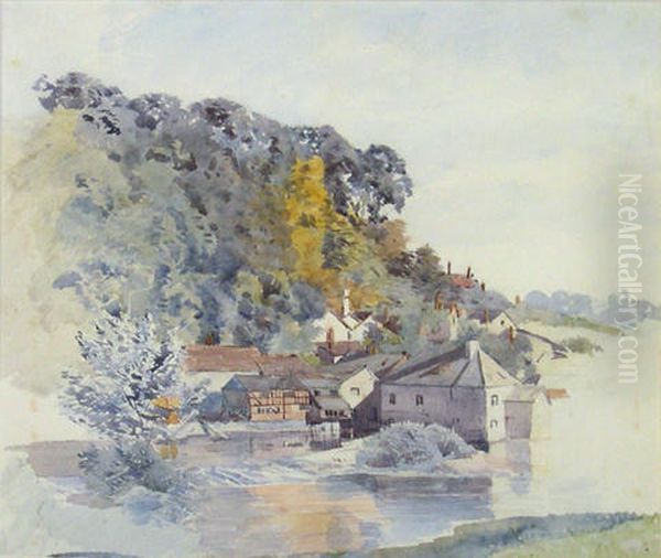 Ludlow Oil Painting by James Crowe Richmond
