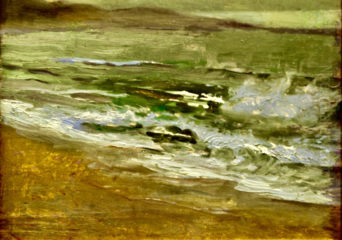 Efeito de mar Oil Painting by Adriano de Sousa Lopes