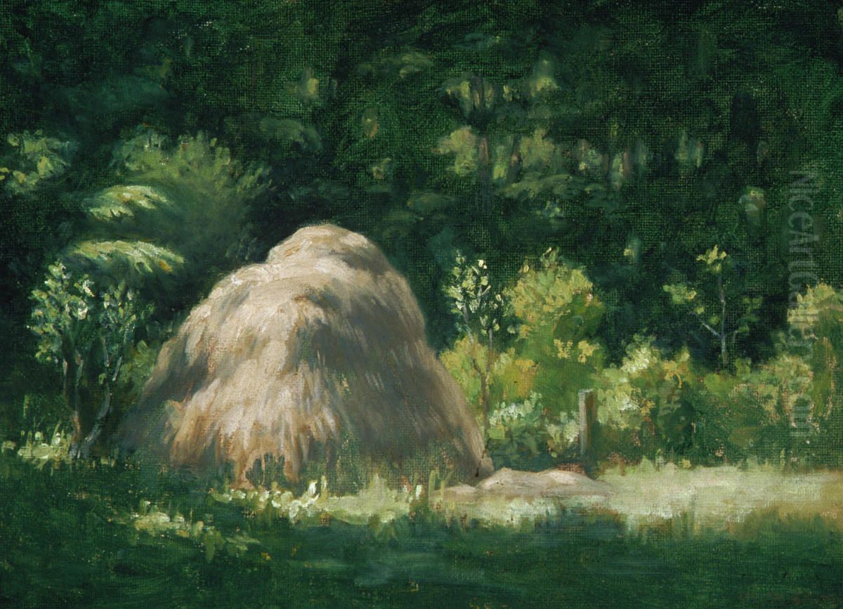 The Haystack Oil Painting by Vivian Smith