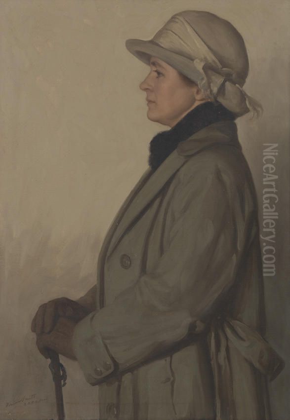 Untitled (Portrait of Mary Smith) Oil Painting by Vivian Smith