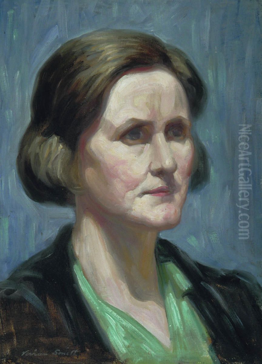 An Evening Study Oil Painting by Vivian Smith