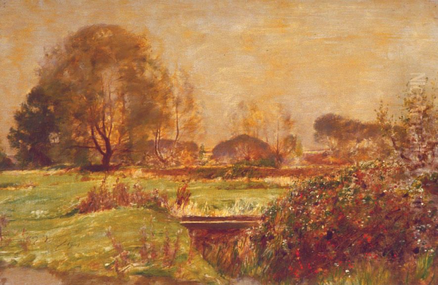 The Silence of an Autumn Day Oil Painting by David Murray