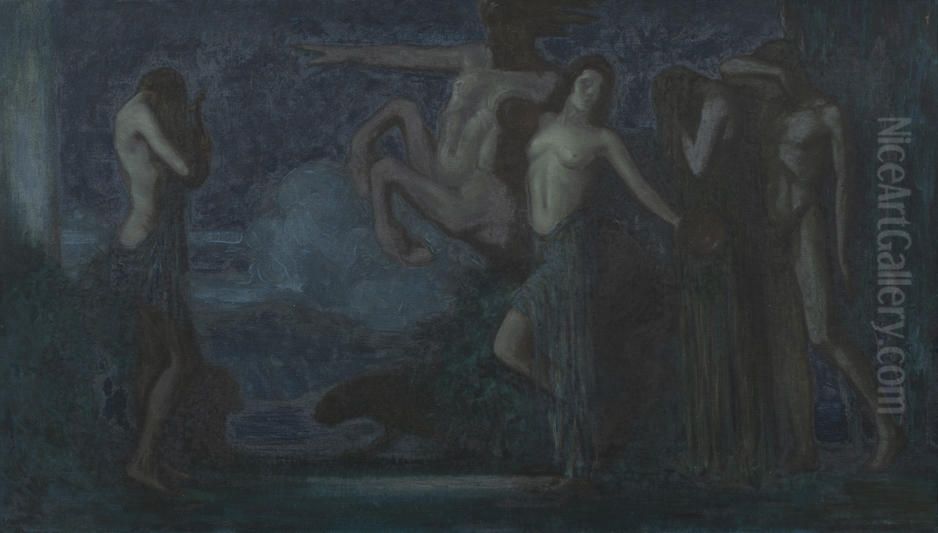 Sonata Oil Painting by Vivian Smith