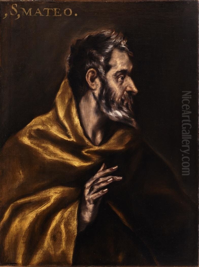 San Felipe Apostol Oil Painting by El Greco