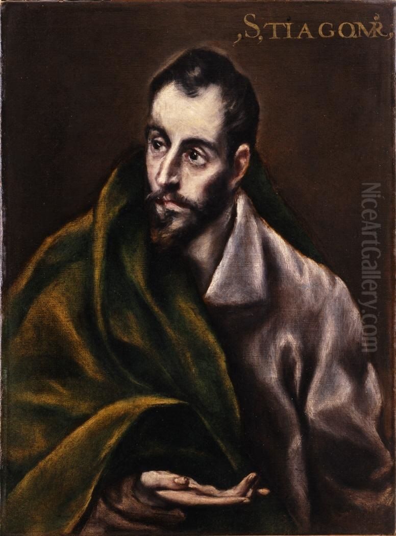 Santiago el Mayor Oil Painting by El Greco