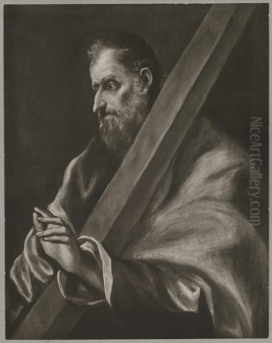 St. Andrew (Corcoran) Oil Painting by El Greco