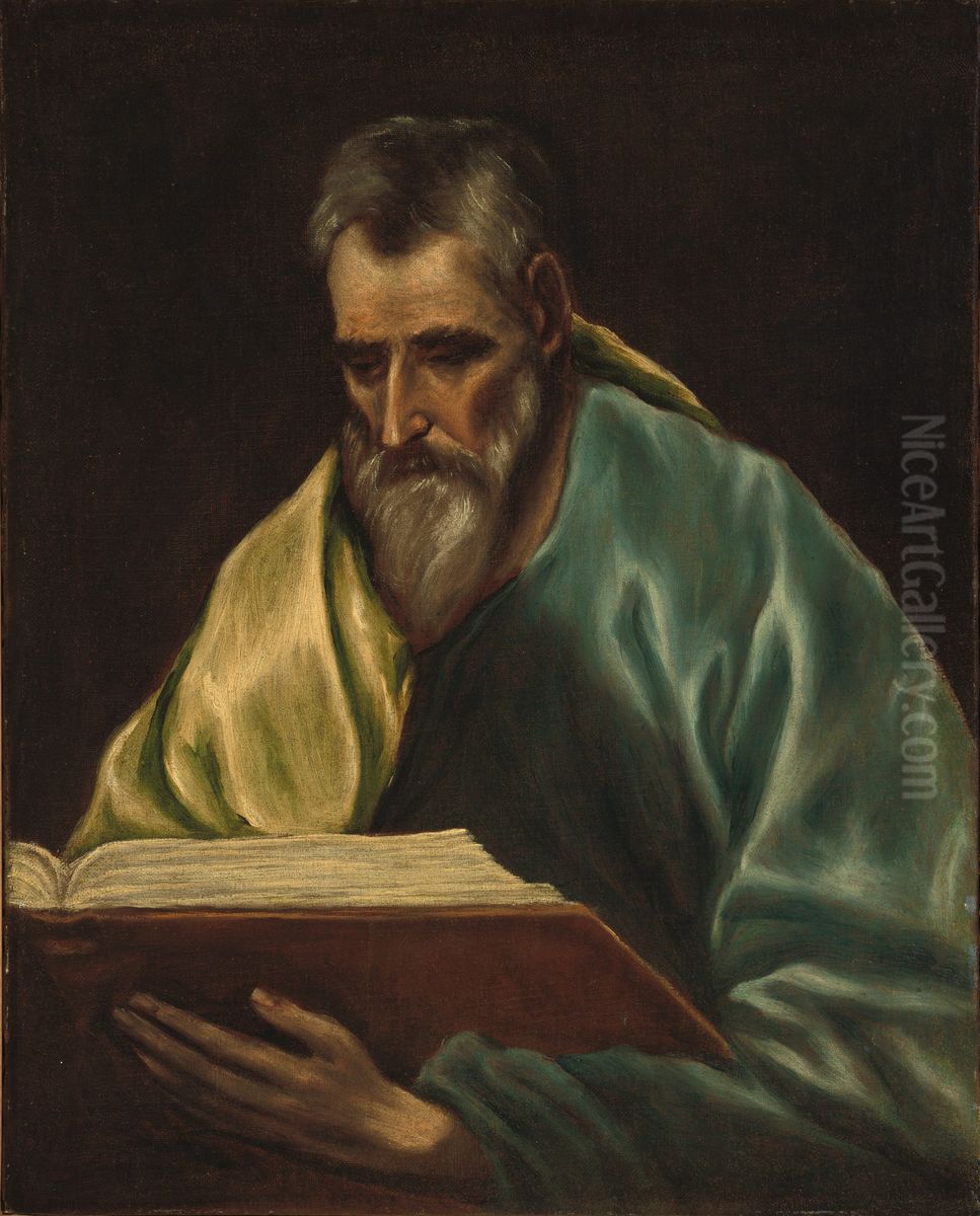 Portrait of an Apostle (Saint Philip) Oil Painting by El Greco