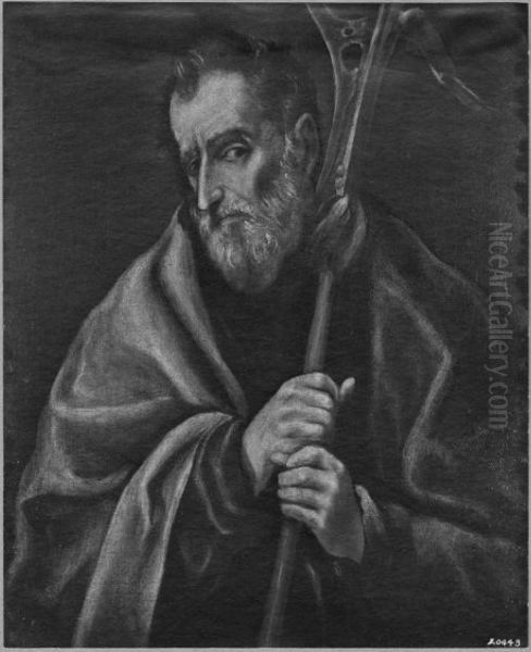 Saint Jude (Henke) Oil Painting by El Greco
