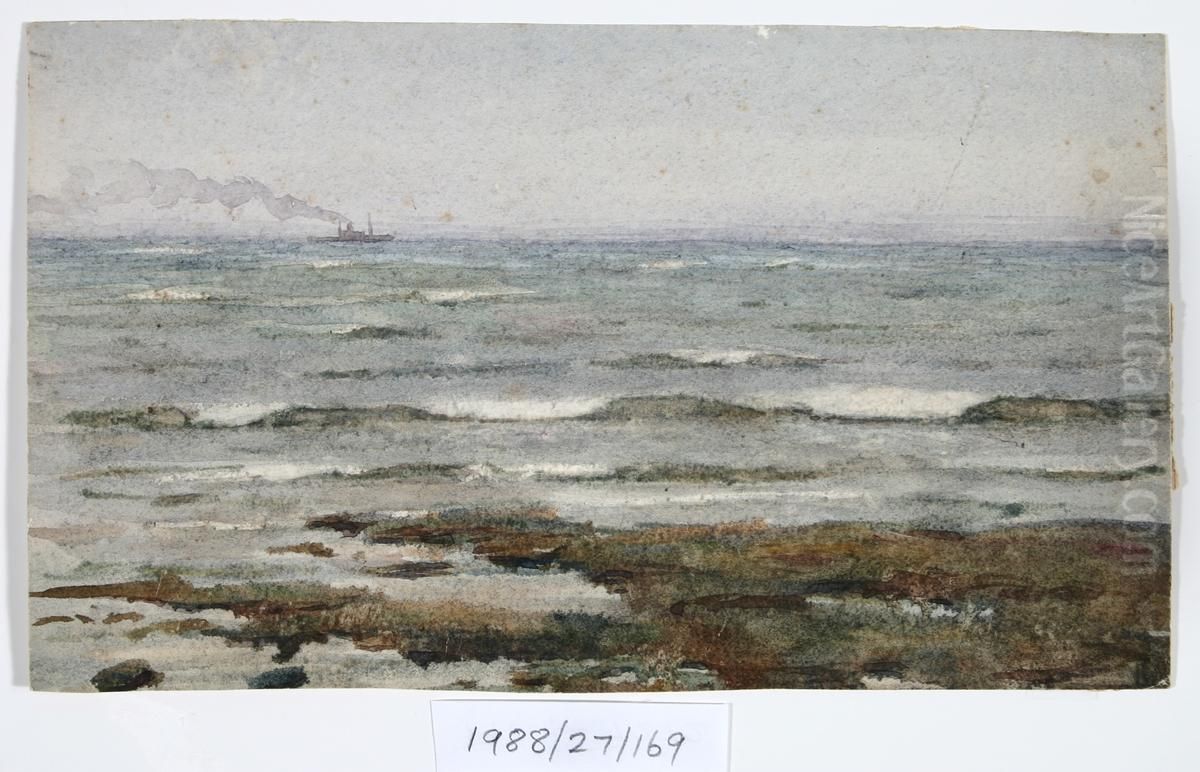 Untitled (Seascape) Oil Painting by Vivian Smith