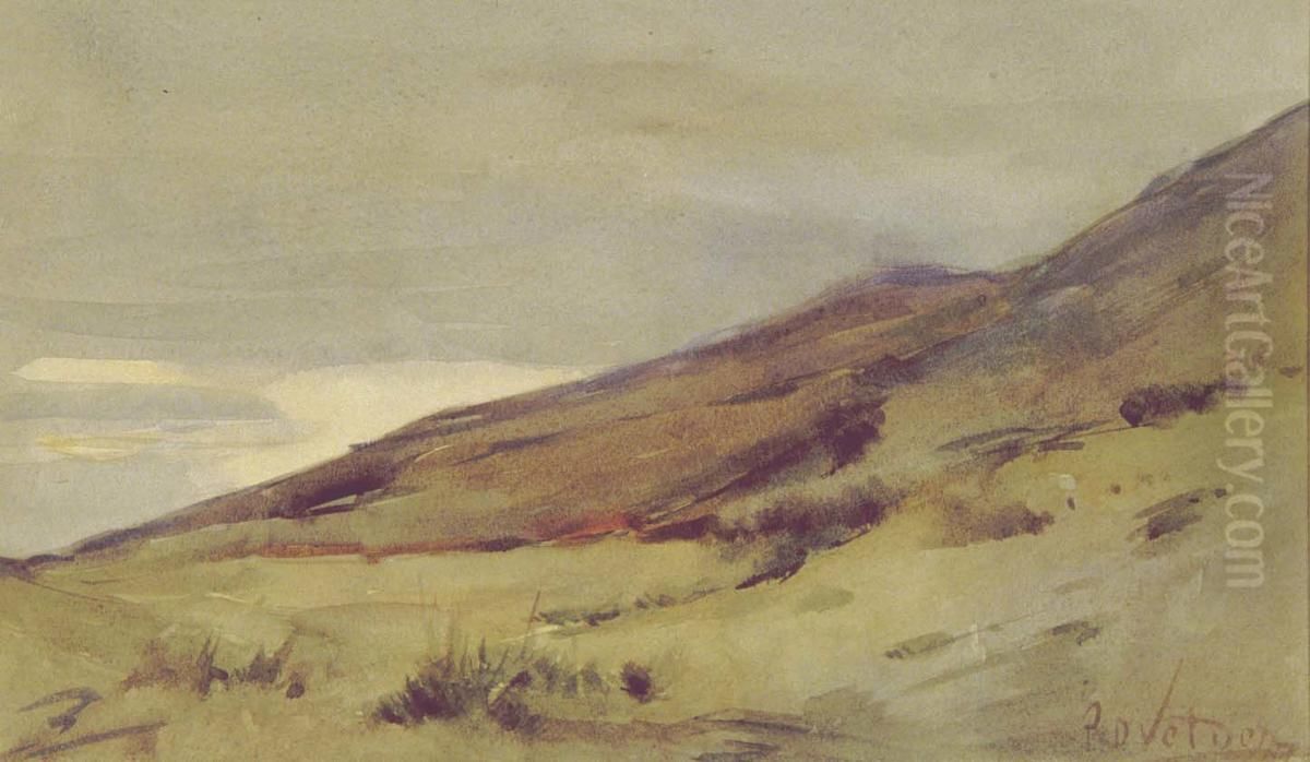 Sand Dunes Oil Painting by Petrus van der Velden