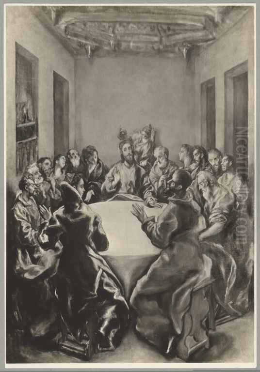 Feast in the House of Simon Oil Painting by El Greco