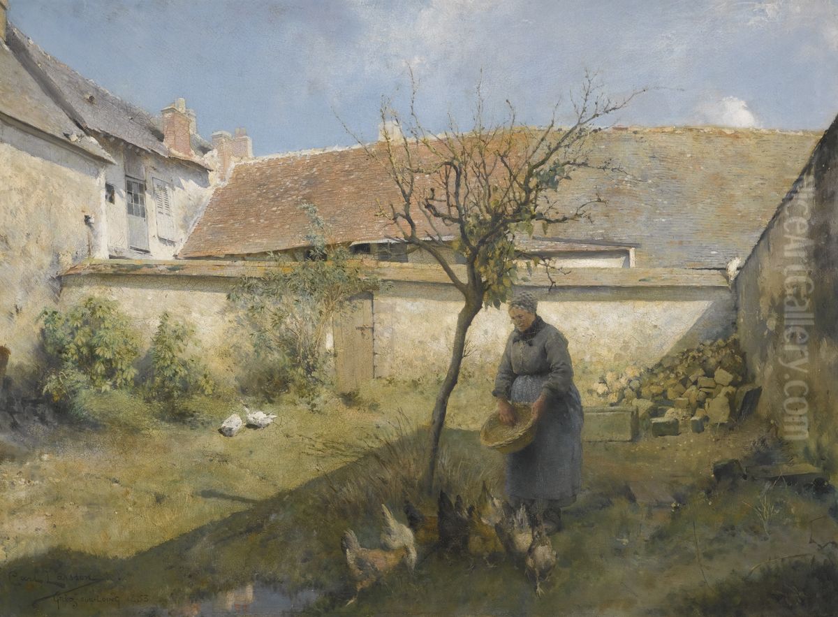 A la Campagne Oil Painting by Carl Larsson