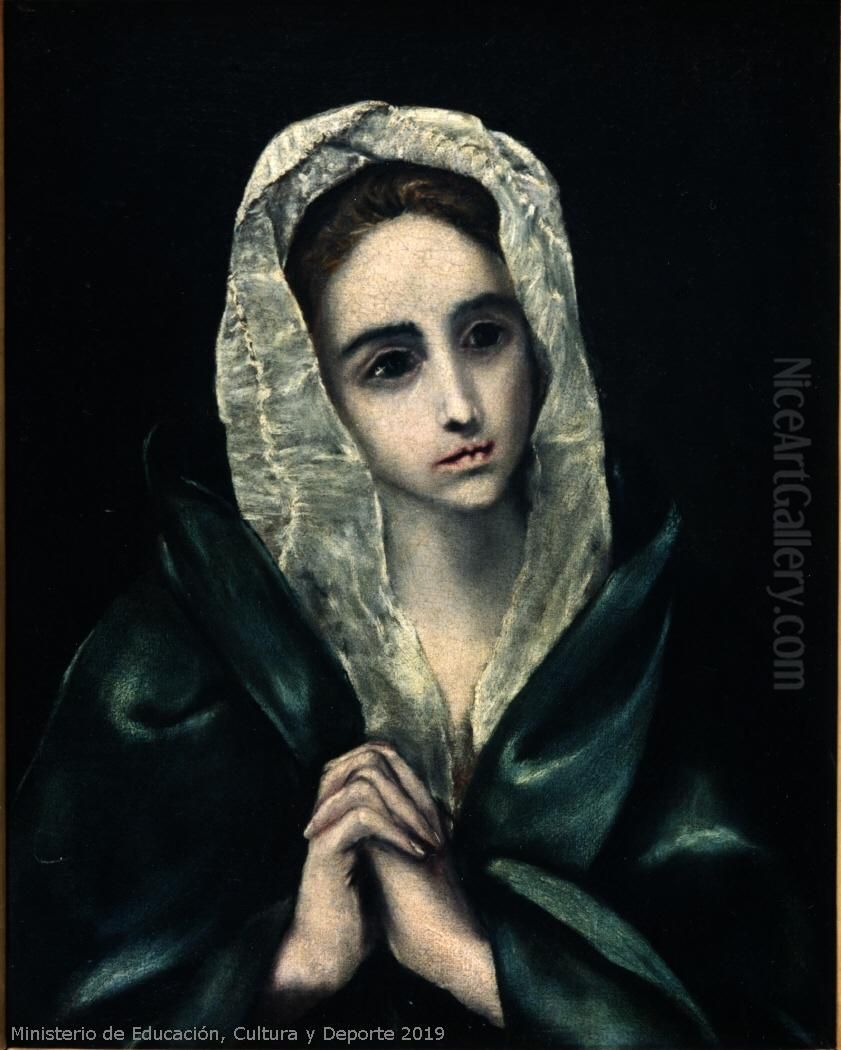 Mater Dolorosa Oil Painting by El Greco