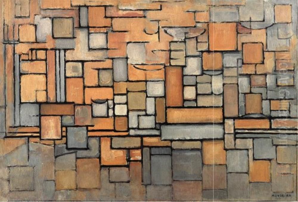 Gemalde no.I Oil Painting by Piet Mondrian